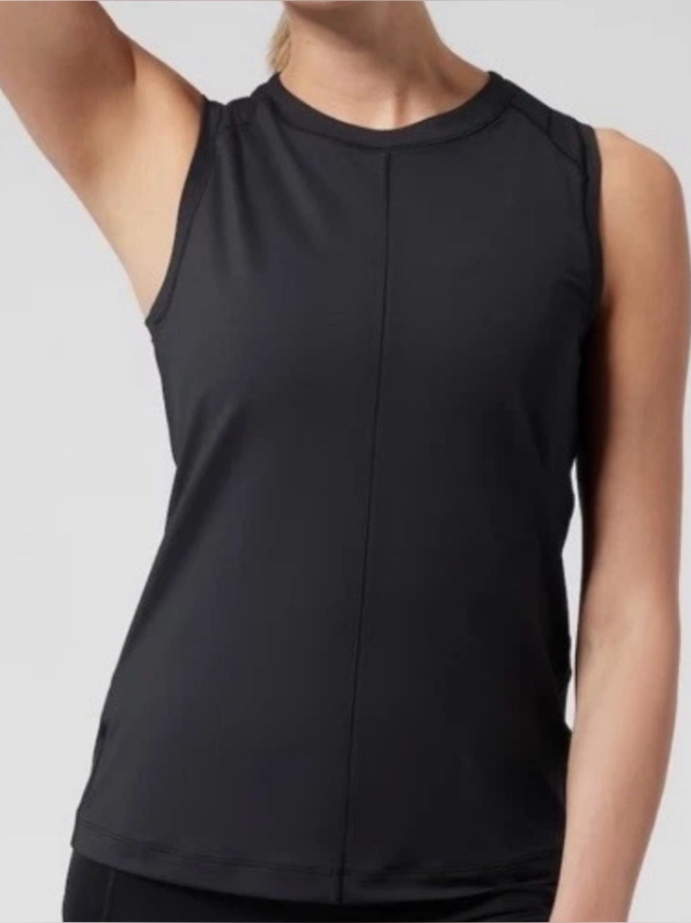 ATHLETA Black Sunchaser UPF Athletic Breathable Sleeveless Tank Medium